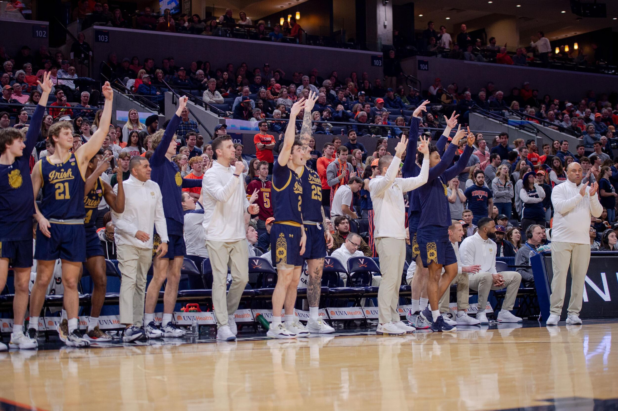 Irish Take Home Big ACC Road Win Over Virginia Irish Take Home Big ACC Road Win Over Virginia