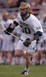 Lucius Polk was one of five Notre Dame players to net a goal in last season's 11-7 victory over Villanova.