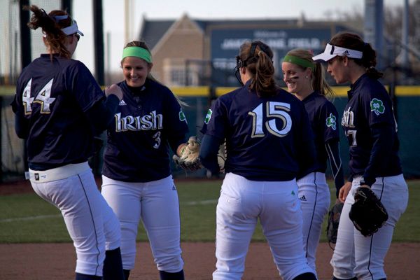 The Irish and Bulldogs meet for a doubleheader today at 4:00 p.m. (ET).