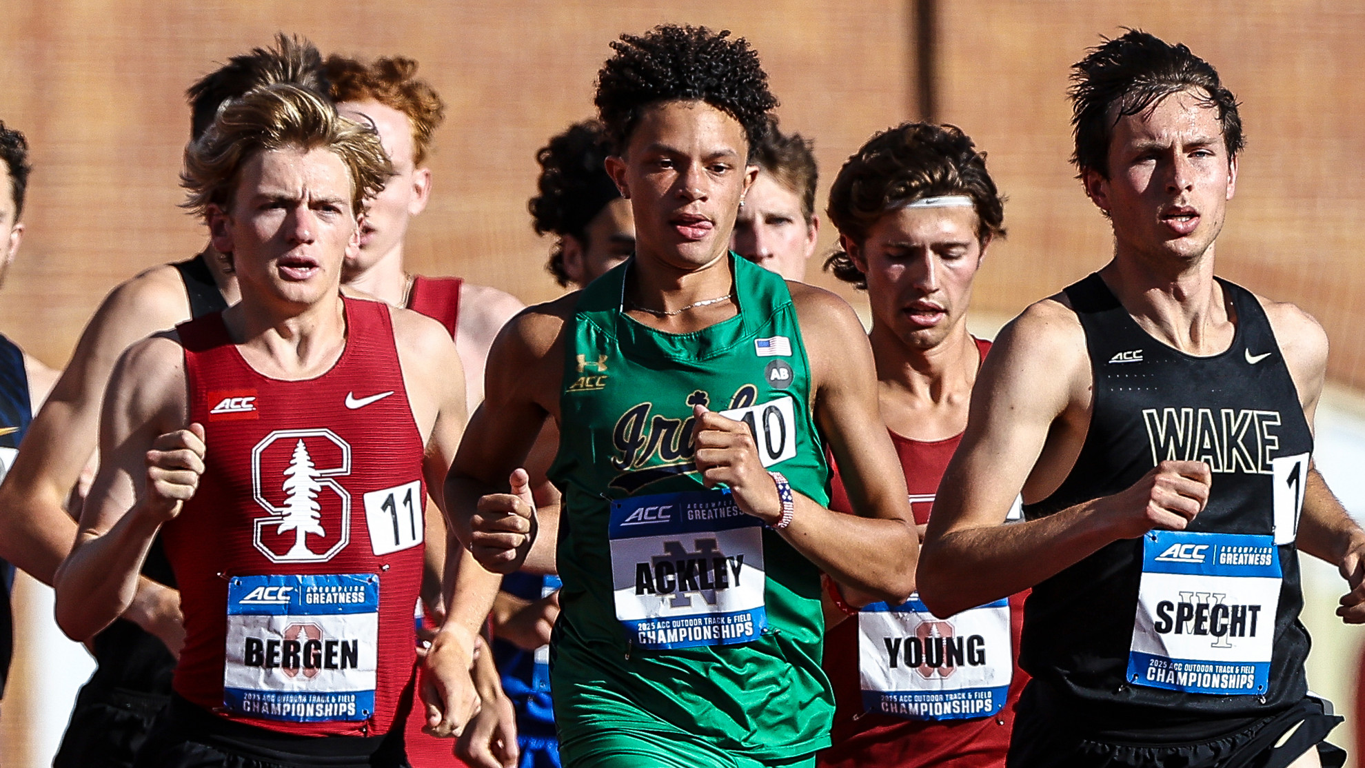 Irish Wrap Up ACC Outdoor Championships Efforts Daelen Ackley