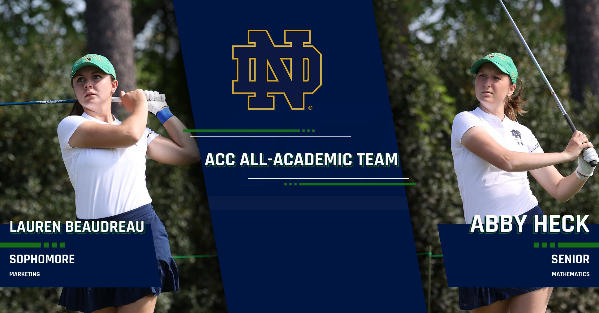 Beaudreau And Heck Earn Academic All-ACC Honors Beaudreau And Heck Earn Academic All-ACC Honors