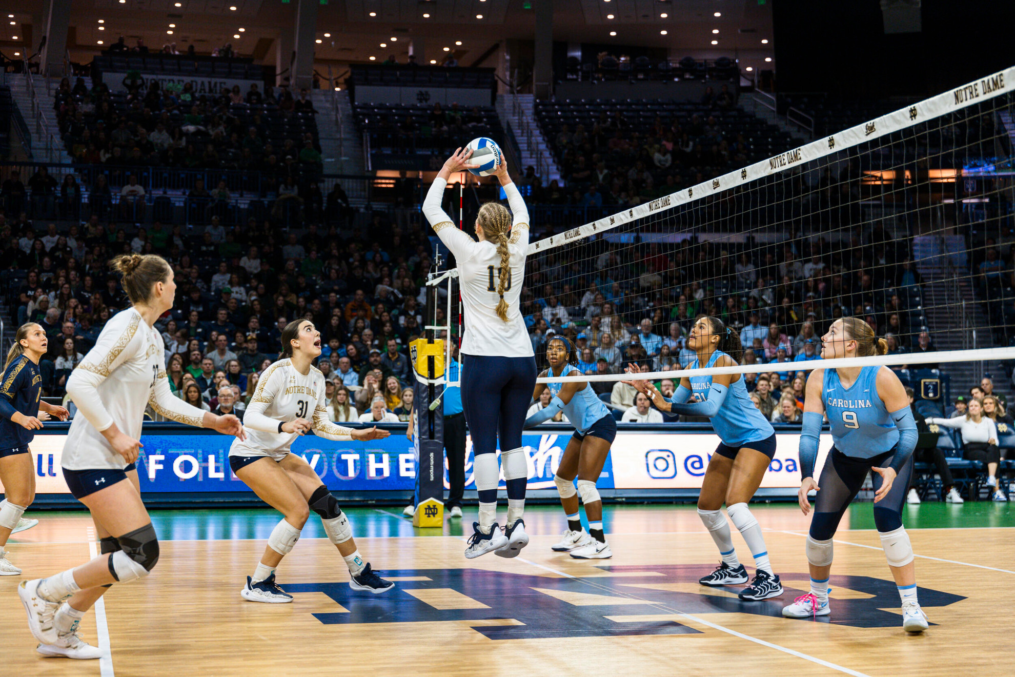 Irish Battle North Carolina on Senior Night Irish Battle North Carolina on Senior Night