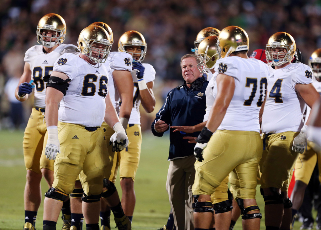 Notre Dame at Purdue (USATSI)