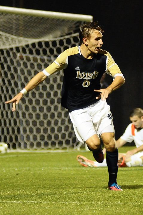 Junior left back Max Lachowecki put the Irish up 2-0 in the 73rd minute.