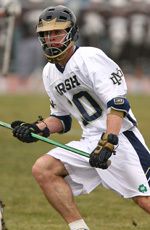Sophomore Sean Dougherty is part of an Irish defense that ranks seventh in the nation by allowing just 7.23 goals per game.