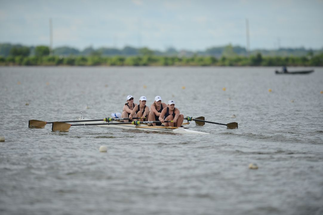 The Irish varsity four was the top Notre Dame finisher at the 2013 NCAA Championship, placing third in the event's petite final at Eagle Creek Park