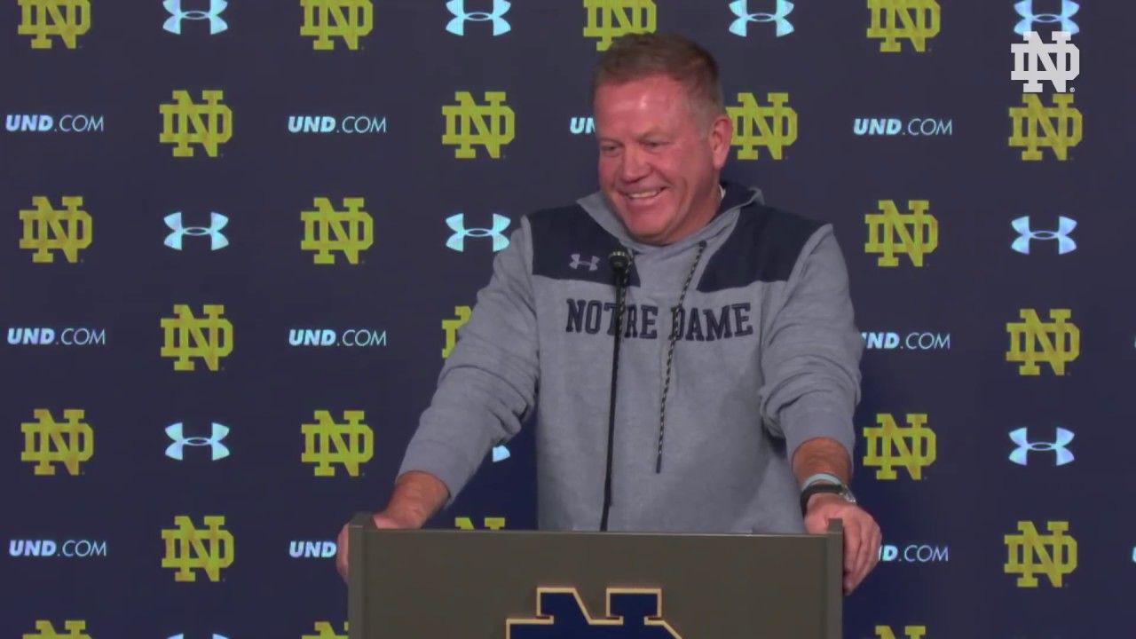 @NDFootball | Post Game Press Conference vs. Florida State (2018)