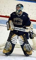 Irish Blanked By Ninth-Ranked Miami, 5-0 David Brown and his Notre Dame teammates will get their first taste of game action on Sat., Oct. 8 when the Irish icers faceoff in the annual Blue-Gold game.