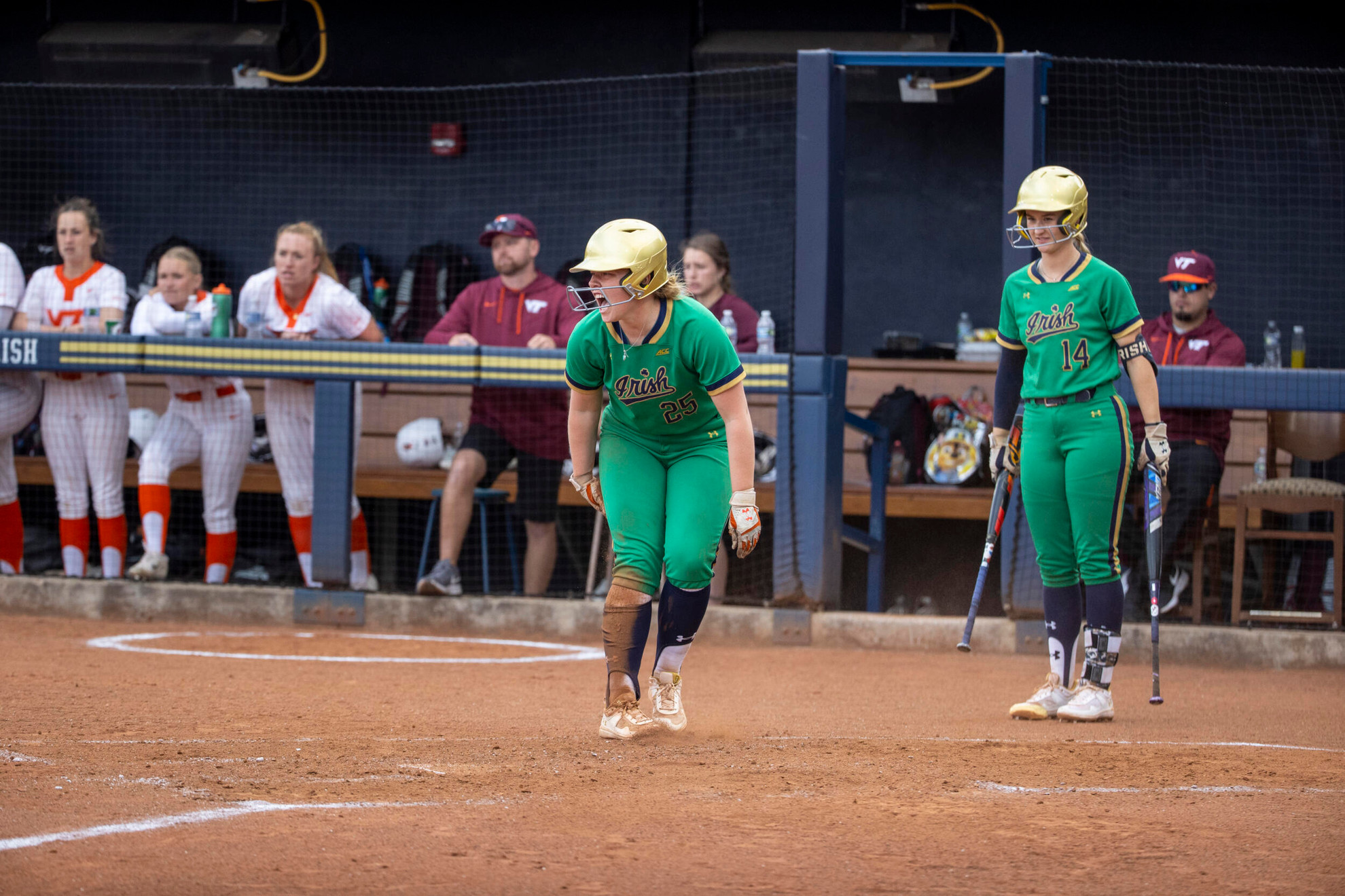 Irish Split Doubleheader, Take Series from #14/17 Virginia Tech Irish Split Doubleheader, Take Series from #14/17 Virginia Tech