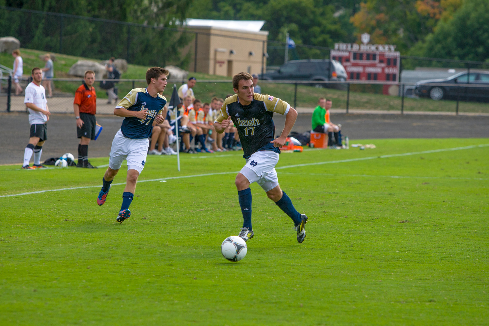 Fighting Irish Win BIG EAST Title On Ryan Finley Golden Goal Notre Dame senior forward Ryan Finley tallied 21 goals this season.
