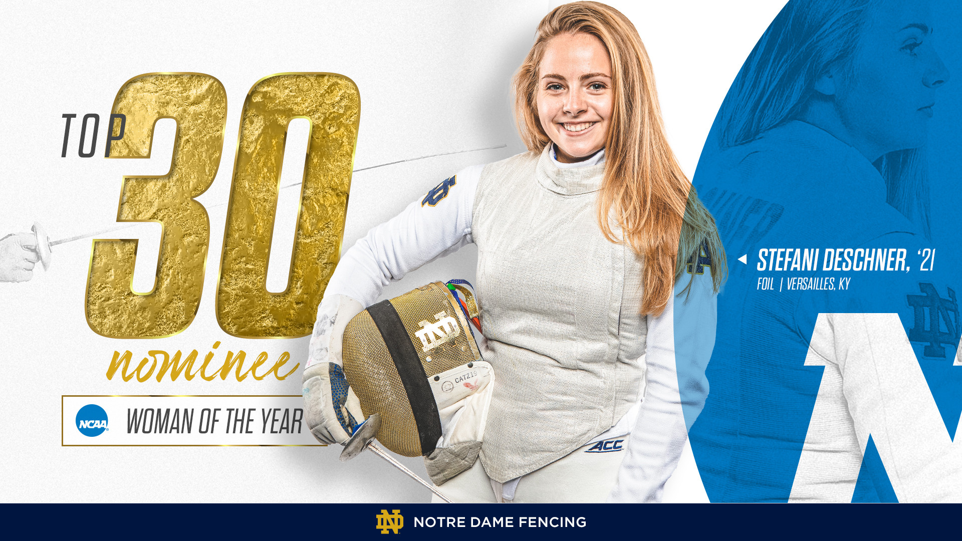 Stefani Deschner Named NCAA Woman of the Year Top-30 Honoree Stefani Deschner Named NCAA Woman of the Year Top-30 Honoree