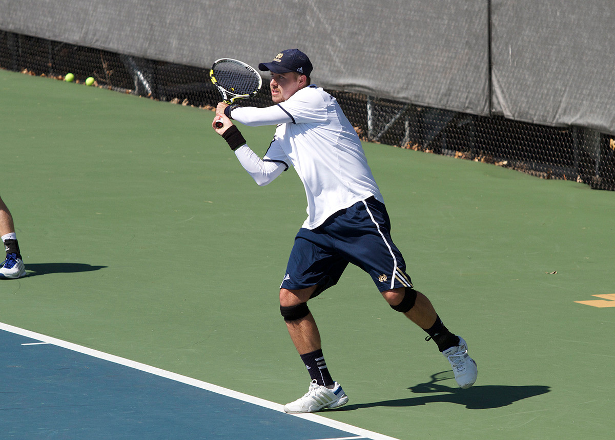 No. 12 Notre Dame Travels For Two-ACC Match Weekend Senior Billy Pecor