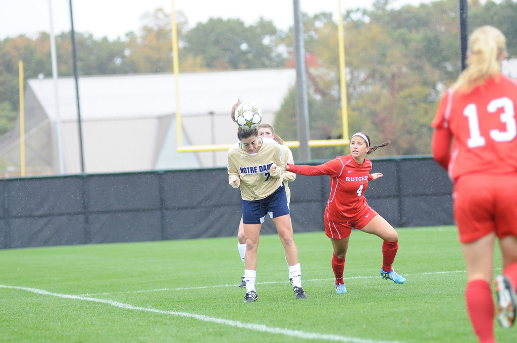 Notre Dame Women's Soccer vs Rutgers on 10-07-2012