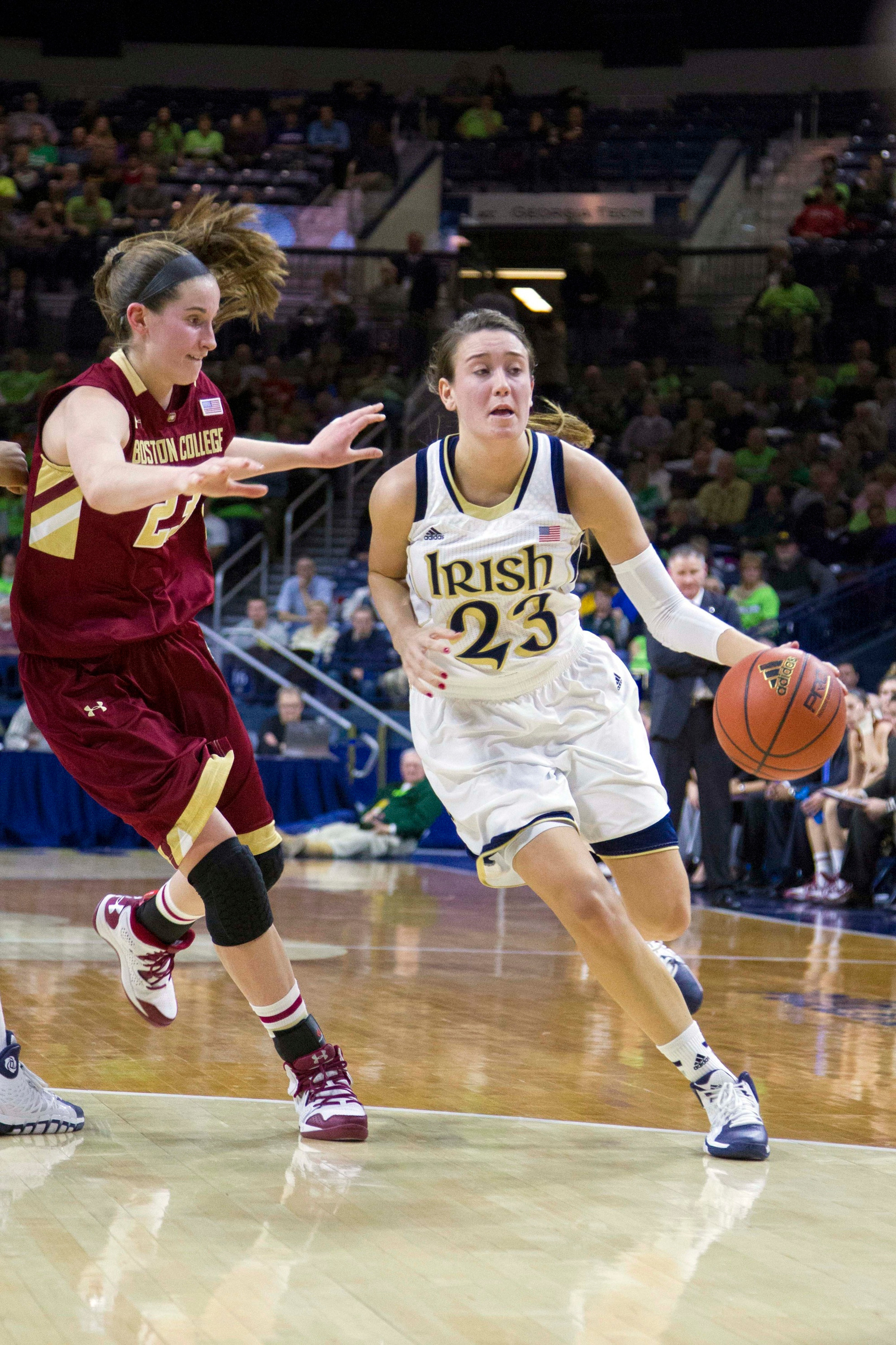 #2 Irish Defeat #11/10 Tennessee, 86-70 Michaela Mabrey scored 15 points in Monday's win.