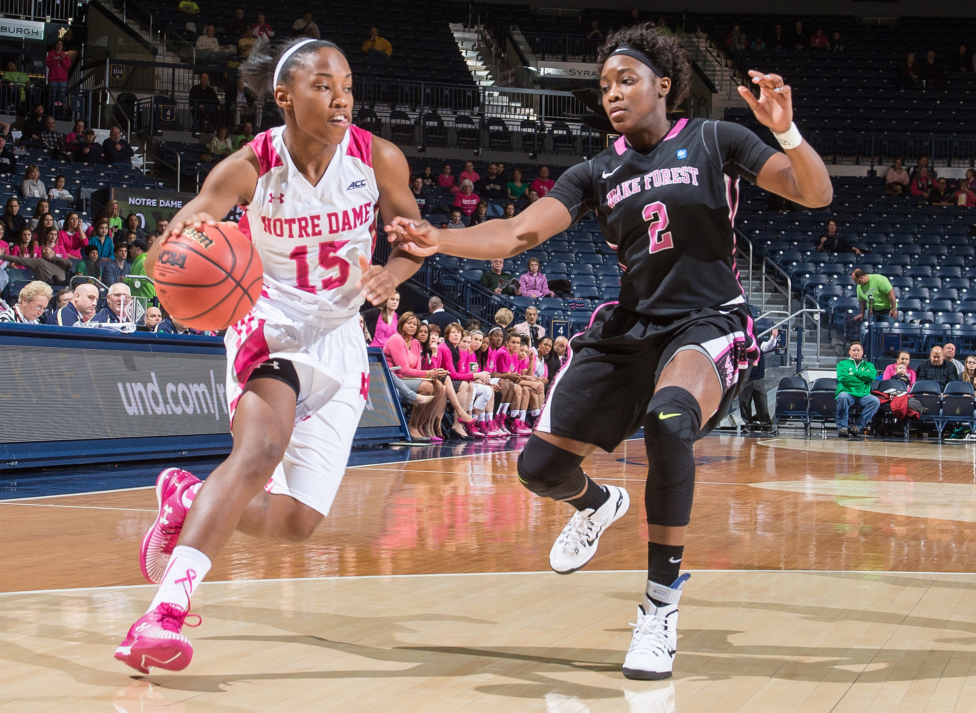 Inside The Game: #4 Notre Dame 92, Wake Forest 63 Sophomore guard Lindsay Allen collected 18 points, a game-high eight assists and a career high-tying four steals in Notre Dame's 92-63 win over Wake Forest Sunday afternoon.