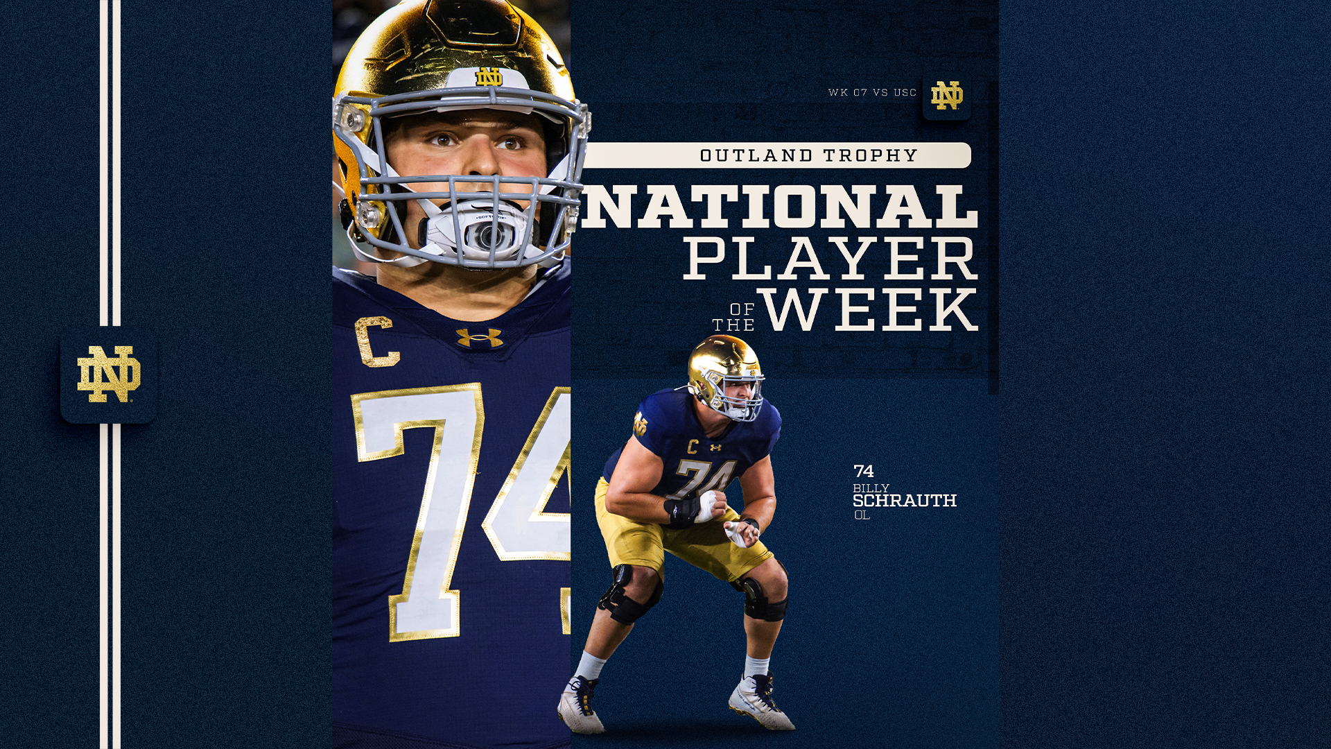 Schrauth Earns Outland Trophy National Player of the Week Honors Schrauth Earns Outland Trophy National Player of the Week Honors