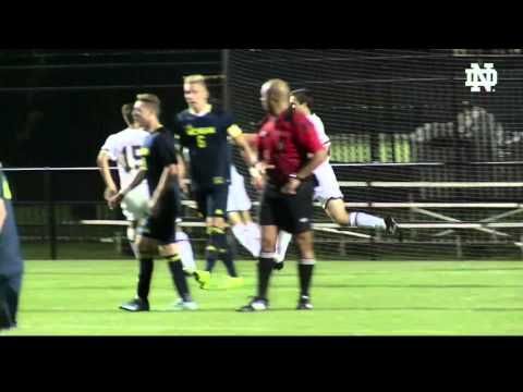 Notre Dame vs Michigan Men's Soccer Highlights