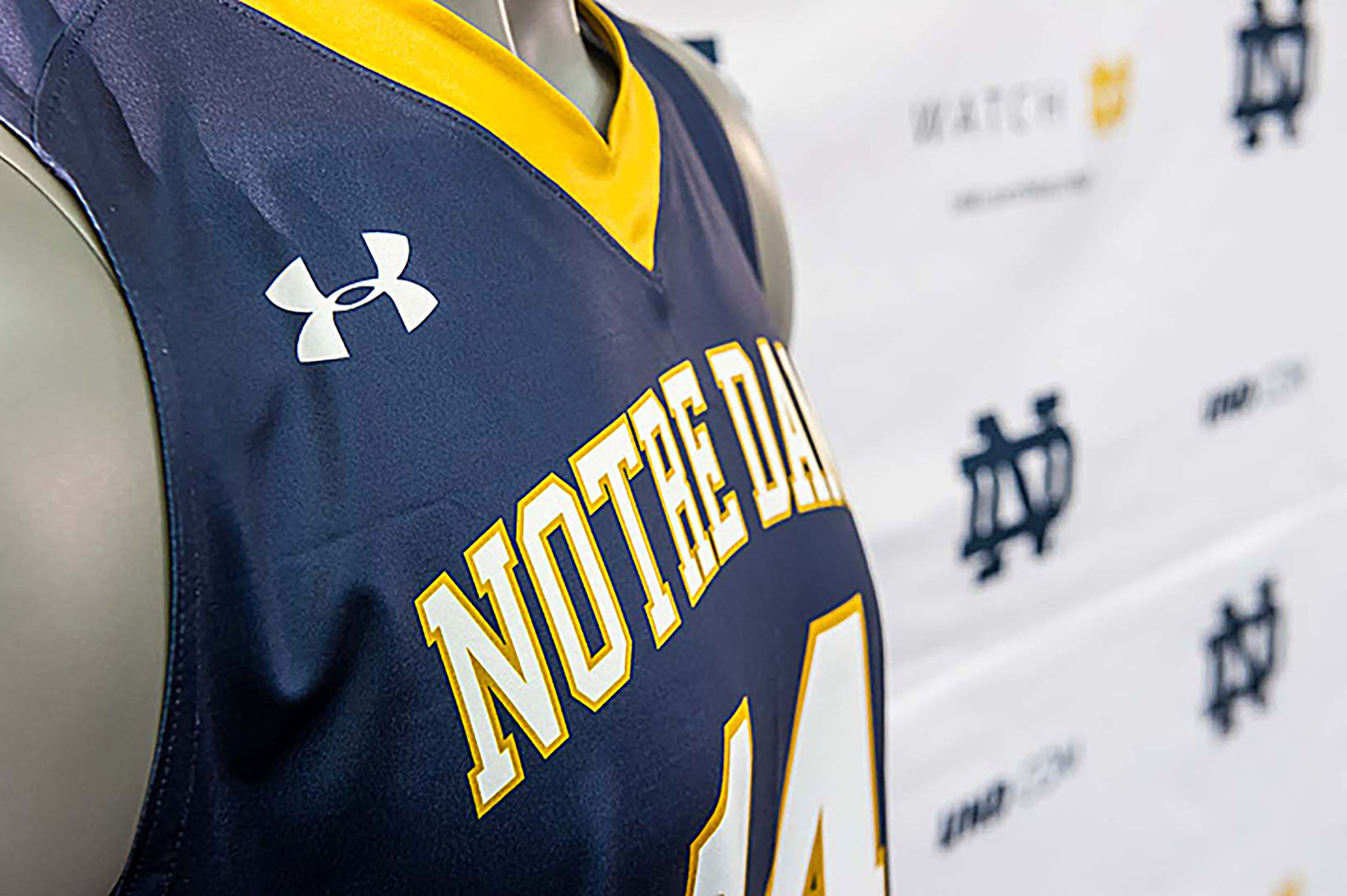 Notre Dame And Under Armour Join Forces The University of Notre Dame and Under Armour have agreed on a groundbreaking 10-year partnership to outfit the University's varsity athletics teams, it was announced Tuesday.