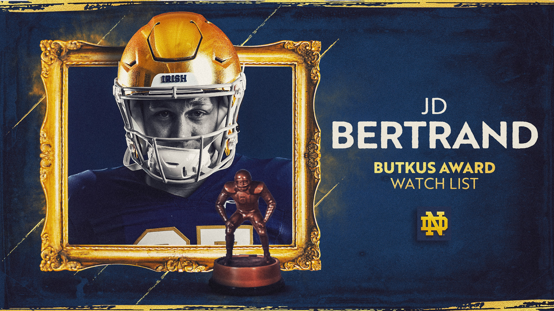 JD Bertrand Earns Spot On Butkus Award Watch List JD Bertrand Earns Spot On Butkus Award Watch List