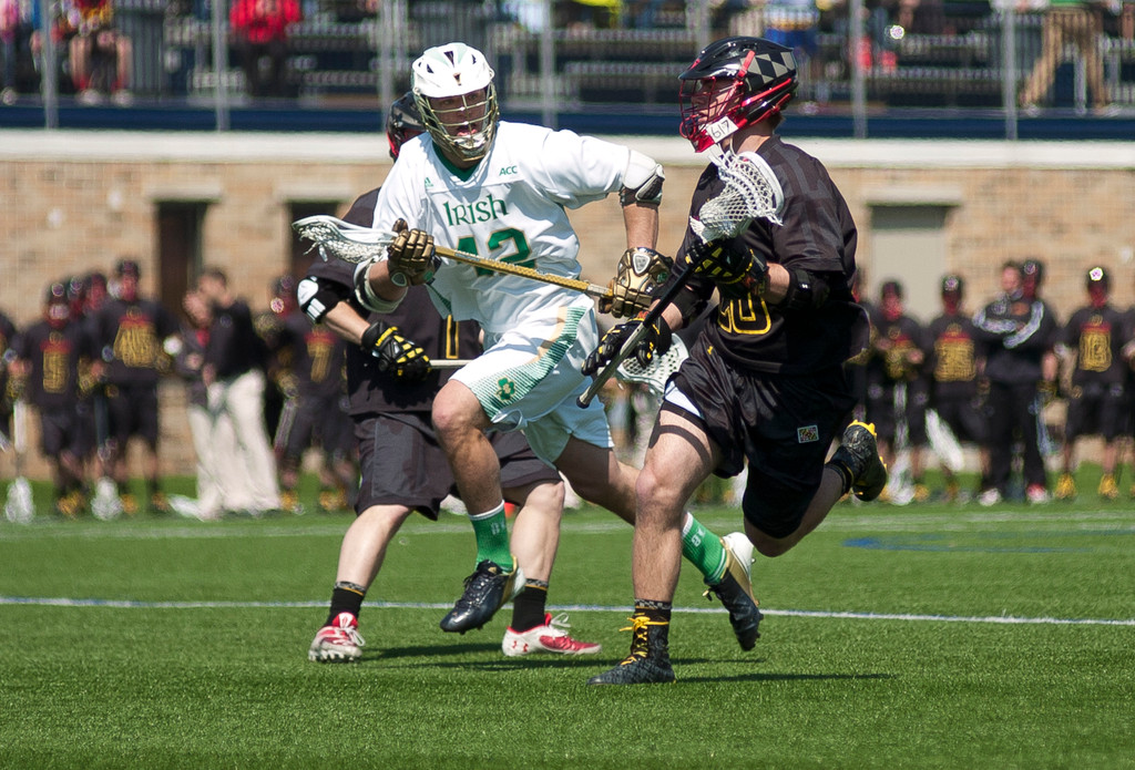 Notre Dame Men's Lacrosse vs Maryland on 04-19-2014