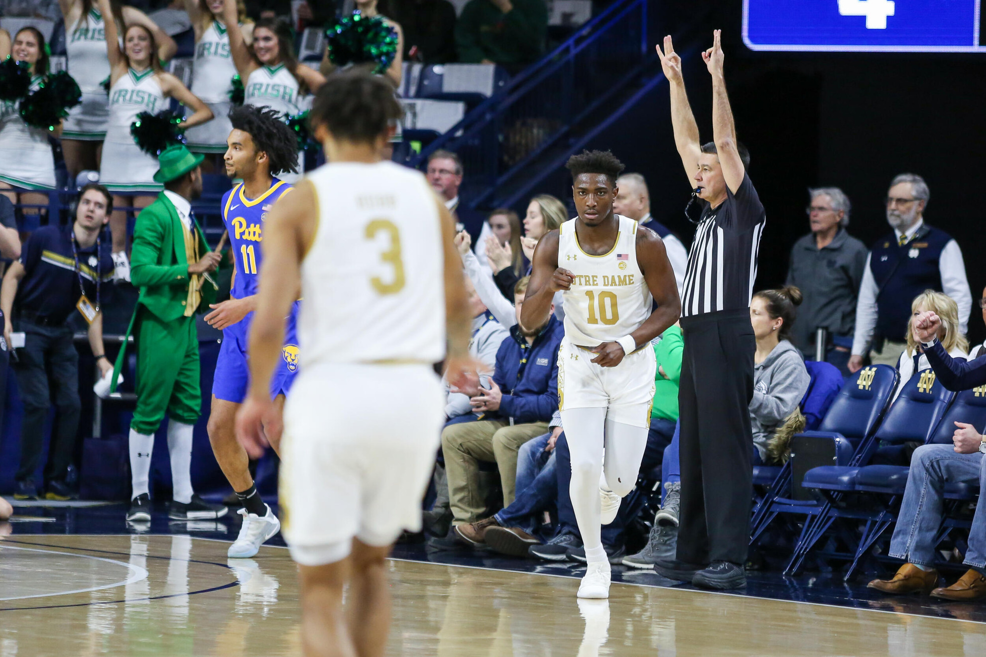 Irish Back In Purcell To Face Tar Heels TJ Gibbs Pitt