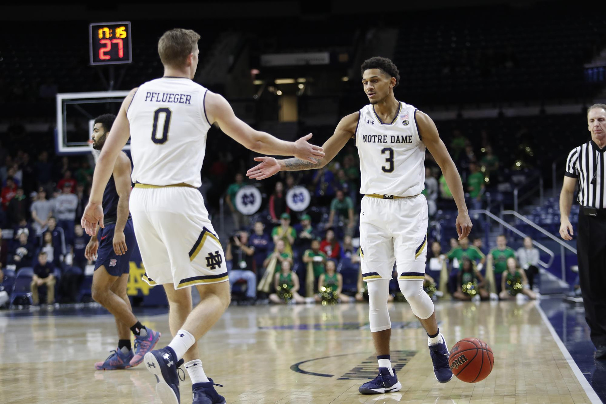Irish Defense Stifles Duquesne In 67-56 Win Hubb Pflueger 11/20/18