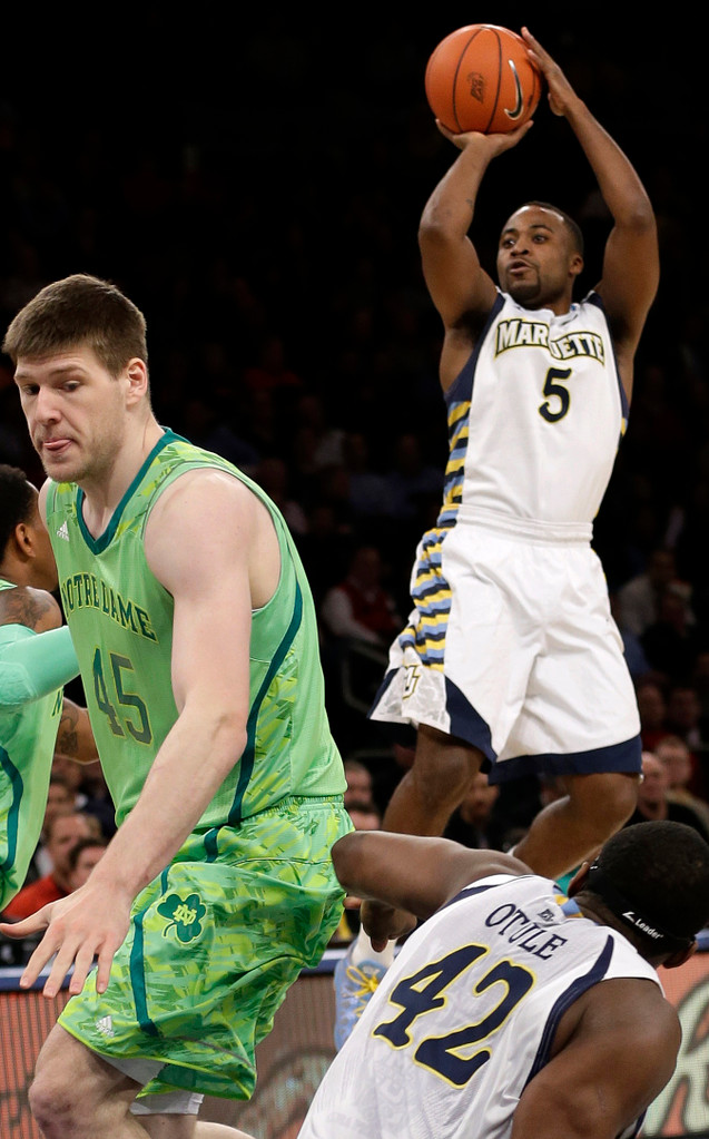 Notre Dame Beats Marquette, 73-65, to Reach BIG EAST Semis (AP)