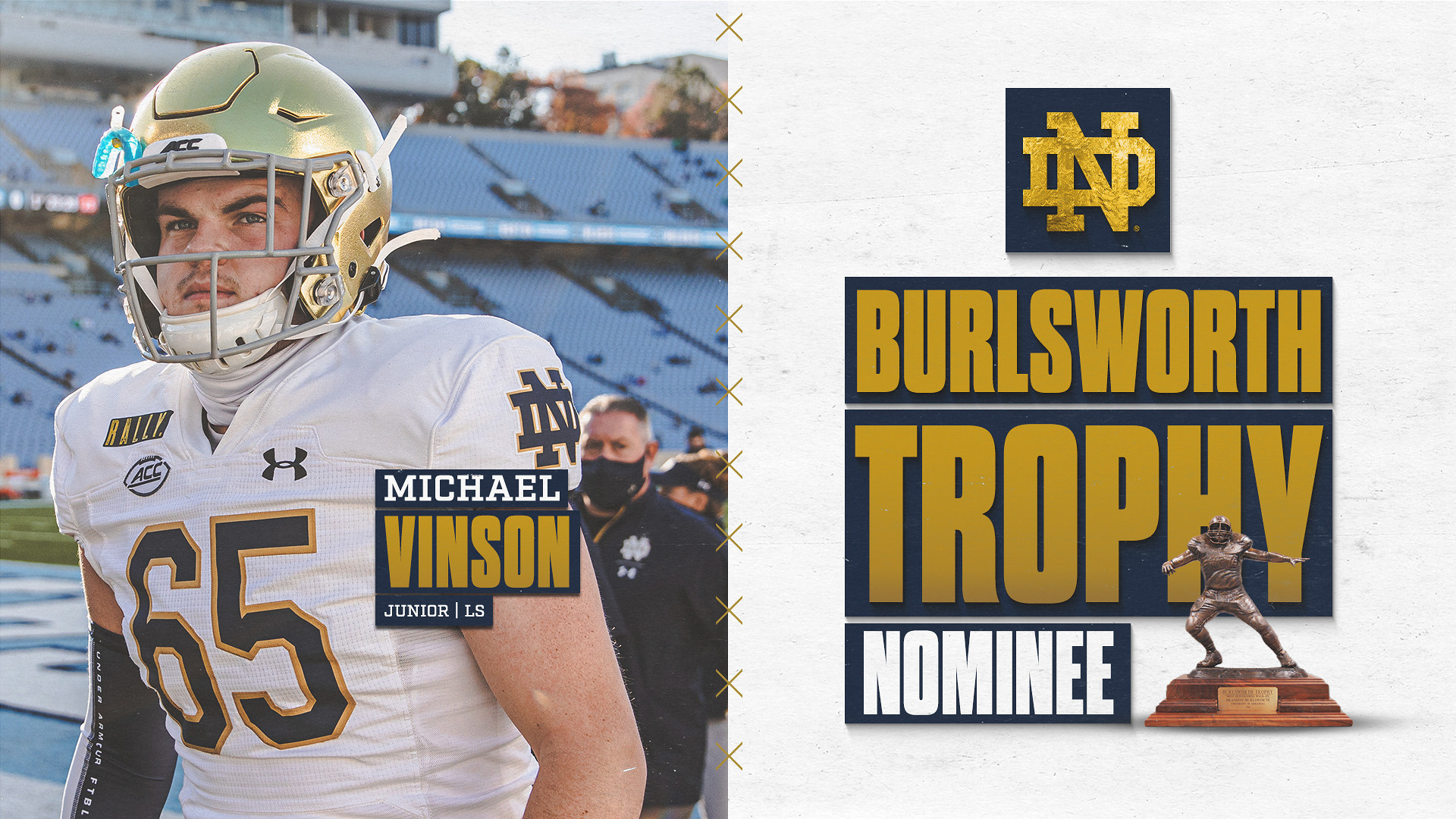 Vinson Tabbed as Nominee for Burlsworth Trophy Vinson Tabbed as Nominee for Burlsworth Trophy
