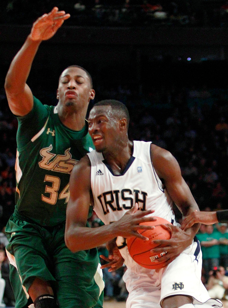 No. 23 Notre Dame Edges USF in OT, 57-53 (AP)