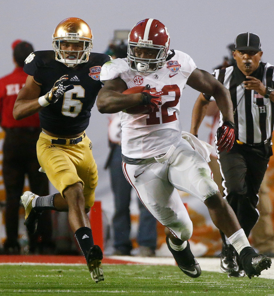 Irish Title Hopes Halted By Crimson Tide, 42-14 (AP)