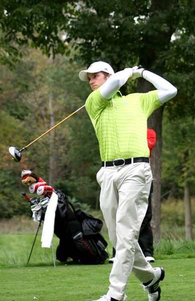 Josh Sandman won the Fighting Irish Gridiron Golf Classic for his first career individual title.