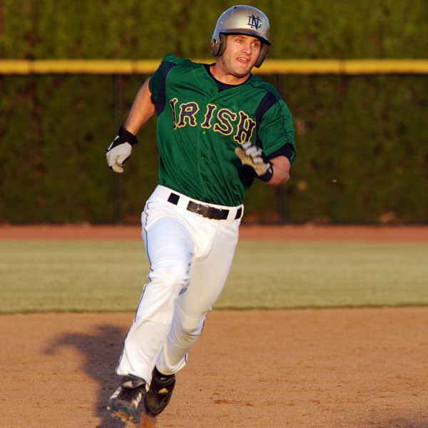 Irish Baseball Drills Valparaiso, 10-4, For Fifth Straight Victory Senior Jeremy Barnes.