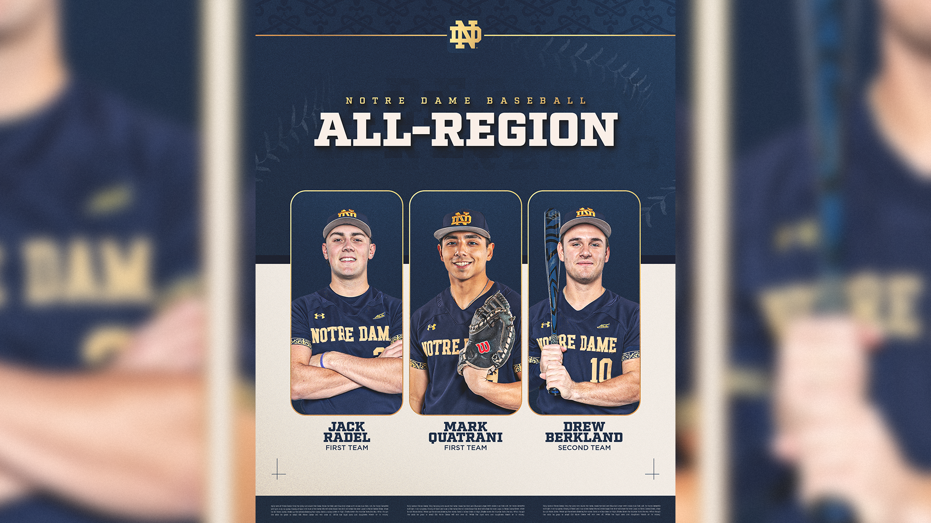 Irish Recognized with All-Region Accolades Irish Recognized with All-Region Accolades