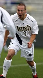 Senior forward Justin McGeeney put the Irish on the board in the 13th minute with his fifth goal of the season.