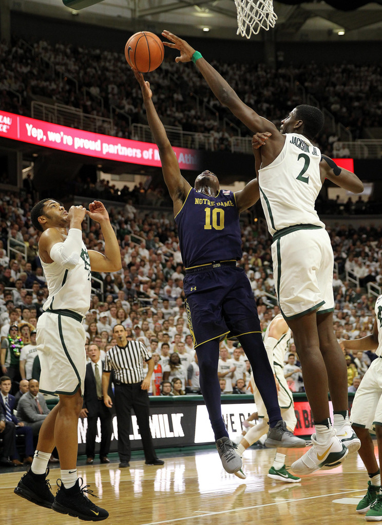 ND Men's Basketball at Michigan State (USATSI)