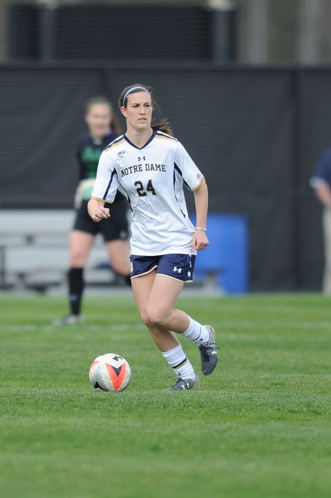 Senior captain Katie Naughton garnered ACC Defensive Player of the Week honors on Tuesday.
