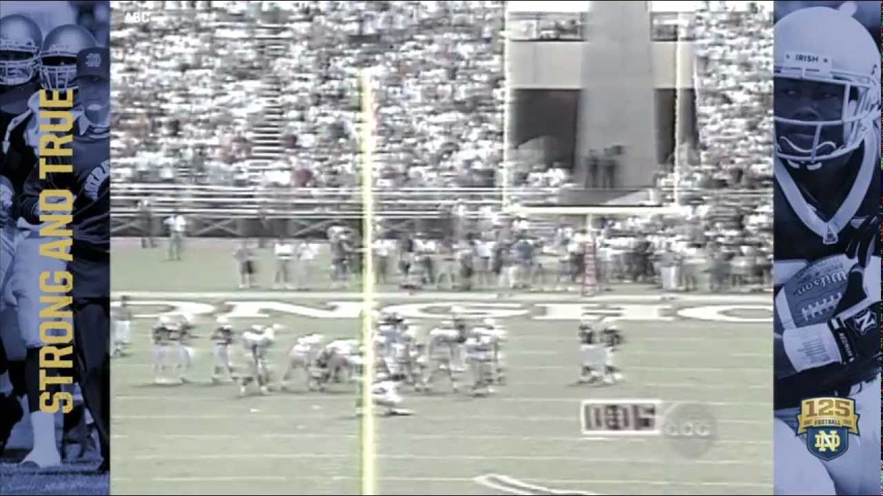 1996 vs. Texas - 125 Years of Notre Dame Football - Moment #029