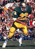 Catching Up With… Phil Carter Phil Carter rushed for 109 yards and scored Notre Dame's lone touchdown in the third quarter. (File Photo)