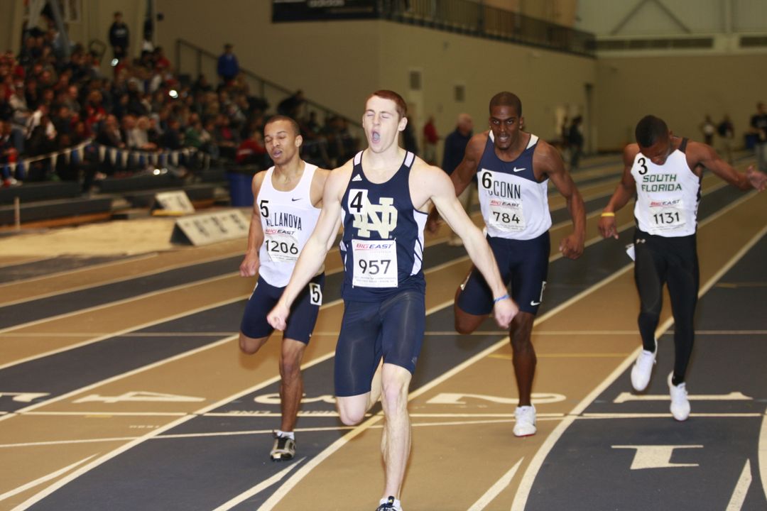 Patrick Feeney finished in 16th place (47.04) in the 400-meter dash.