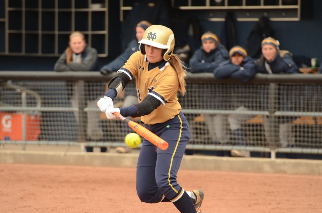 2015 USA Softball National Collegiate Player of the Year Top 26 Finalist Karley Wester had three hits, including a home run, and three RBI in Notre Dame's 11-1 win in five innings over Toledo