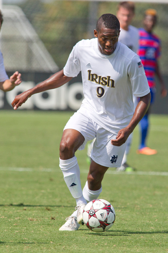 Brown Coming Up Big For The Irish Leon Brown put Notre Dame up 1-0 in the sixth minute. He also had an assist in the win.