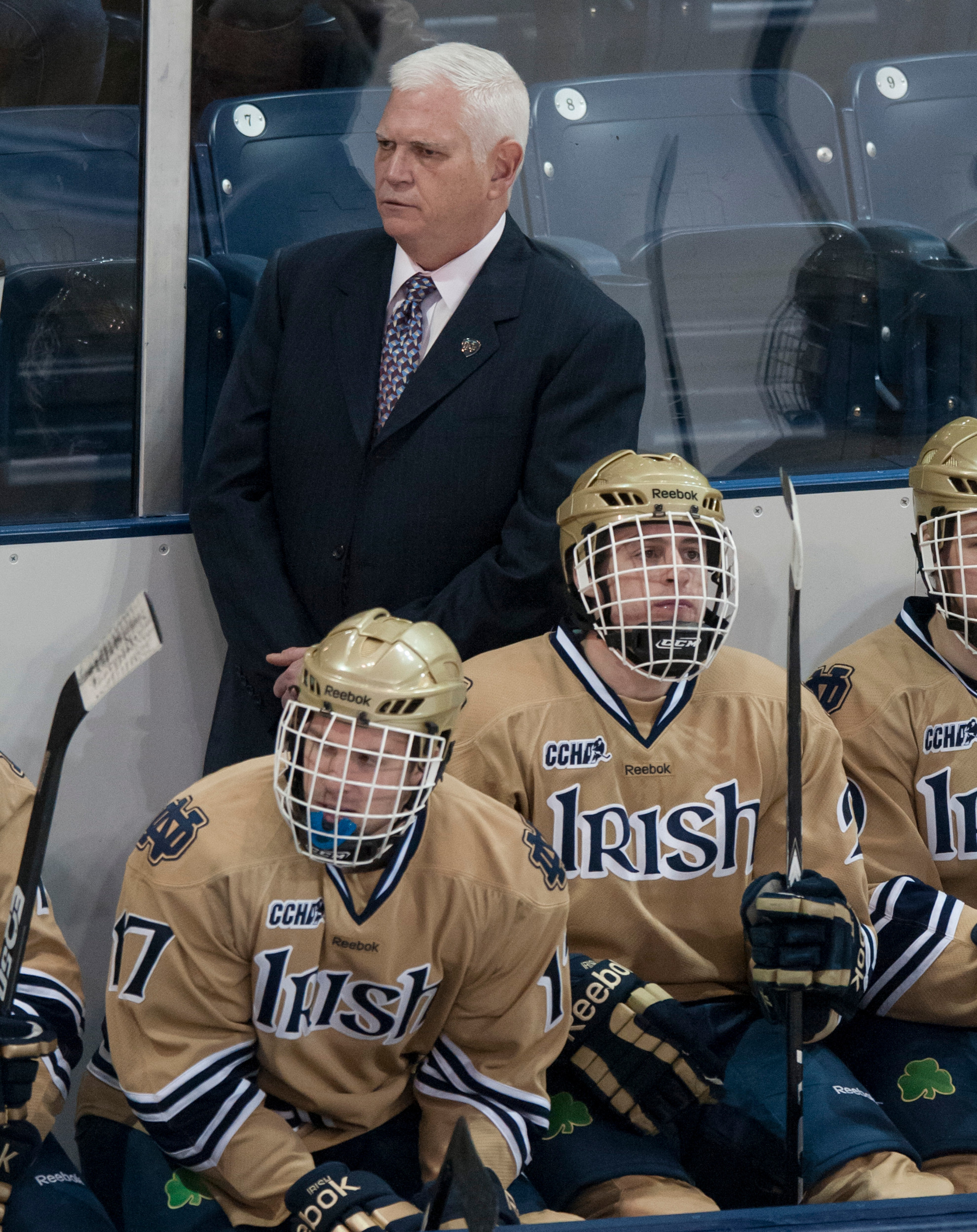 Notre Dame Hockey Coach Jeff Jackson Awarded With Honorary Monogram Irish head coach Jeff Jackson met the media in Boston on Tuesday at Hockey East Media Day at TD Garden.