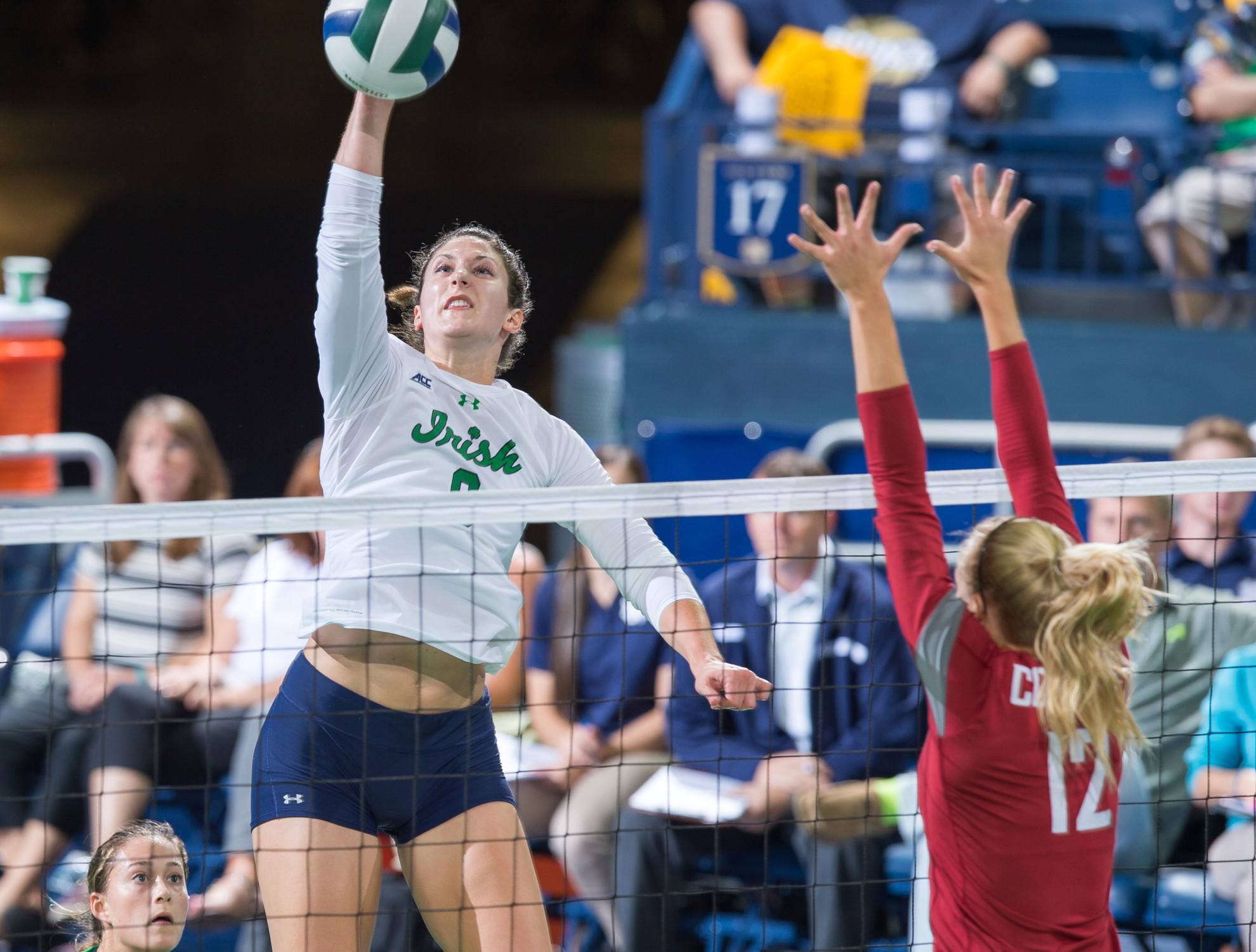 Irish Can’t Complete Comeback; Fall 3-2 At Boston College Grad student Nicole Smith led the Irish with 14 kills in Sunday's 3-2 loss at Boston College.