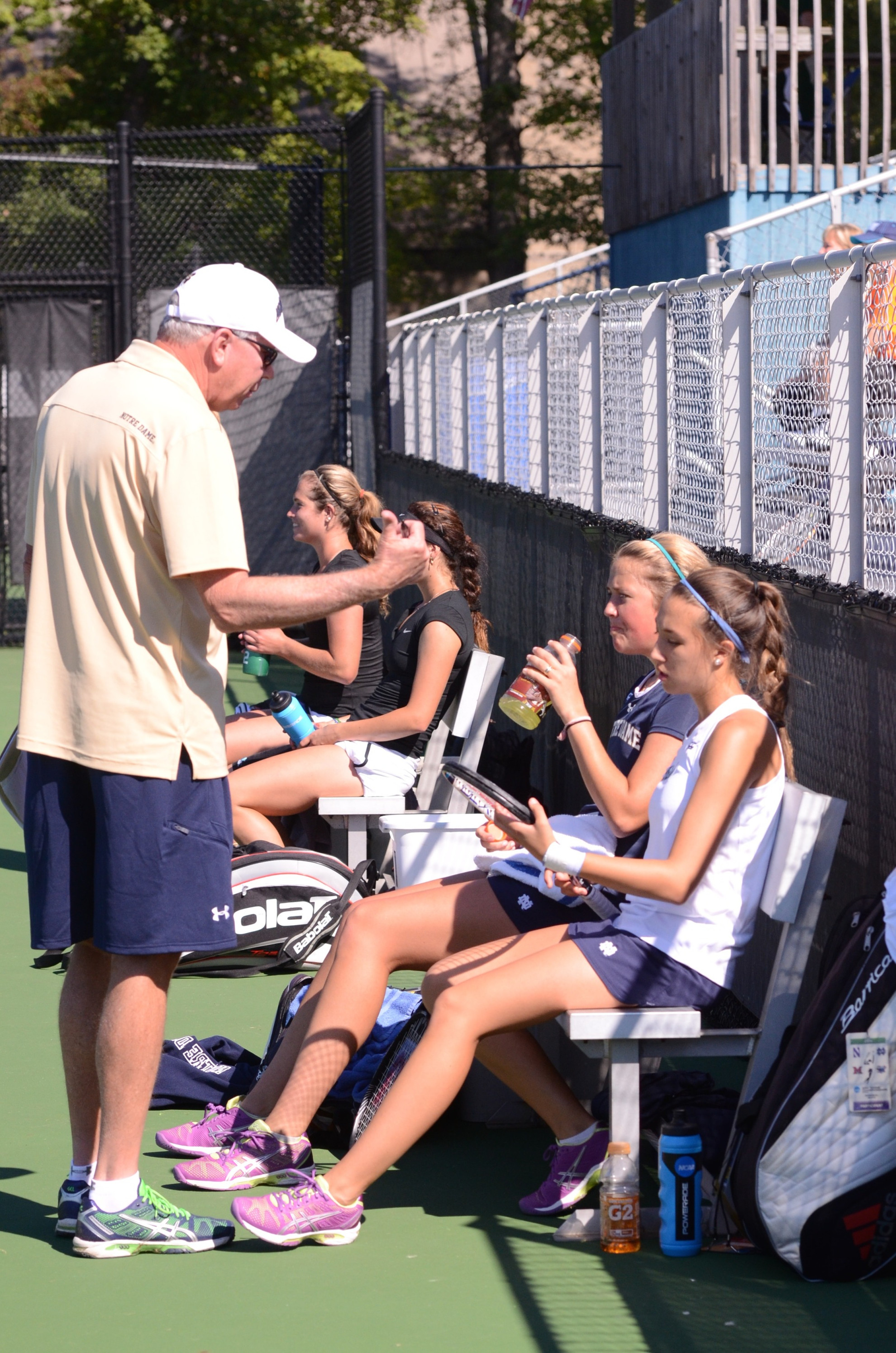 Irish Women’s Tennis Team Posts Strong Finish On Day Two Of Notre Dame Invitational The Irish got off to a sluggish start in doubles play Saturday, but made up for it in singles competition later in the day.