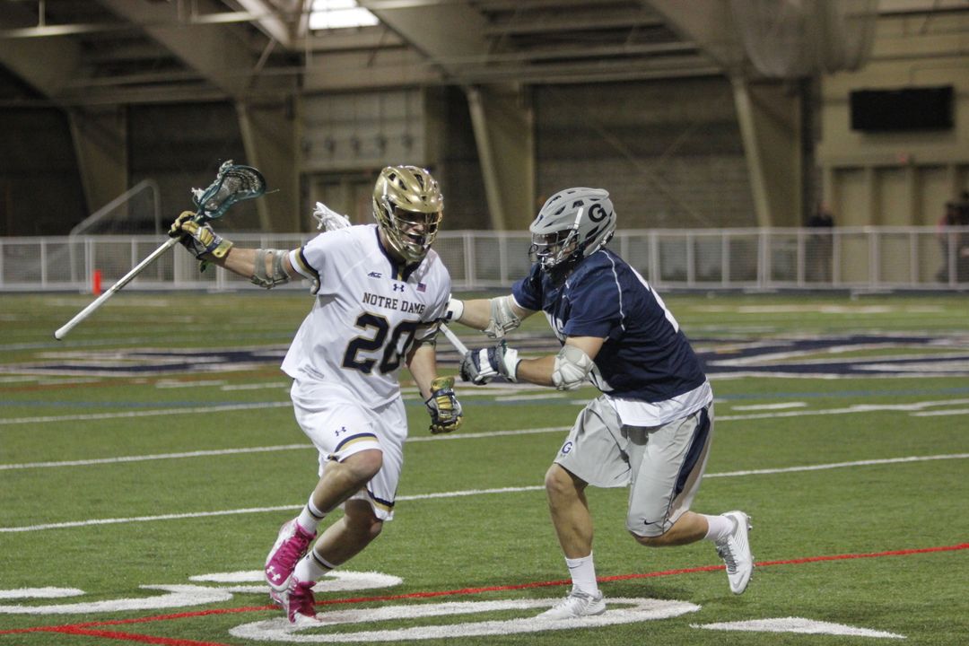 In addition to being valuable in face-offs, Nick Ossello has three goals and two assists this season.
