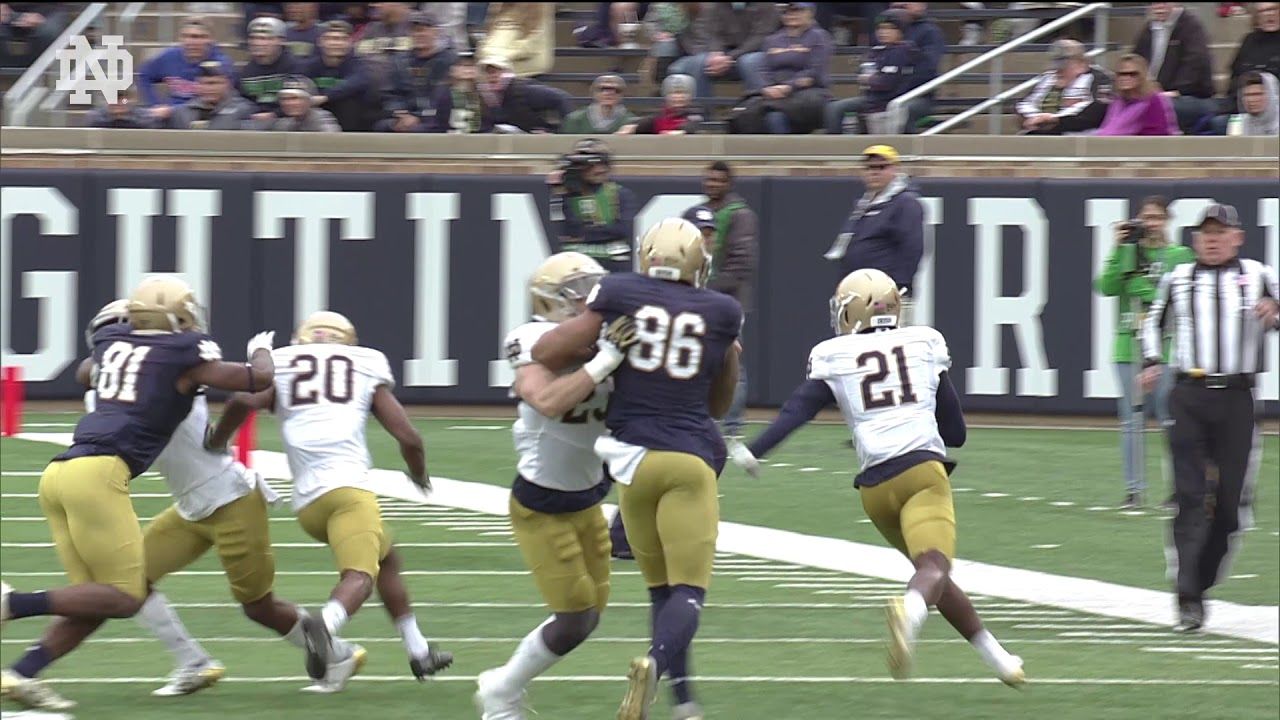 Highlights - 2018 Notre Dame Football Blue-Gold Game