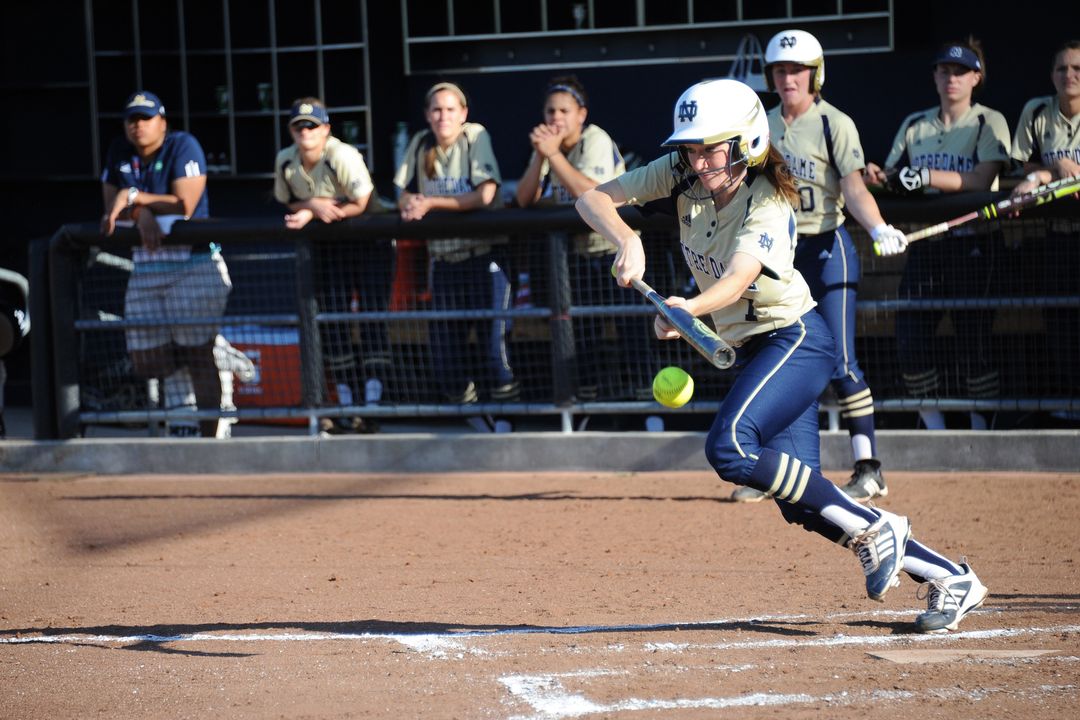 Kelsey Thornton led the Notre Dame offense with two hits Tuesday at Michigan State