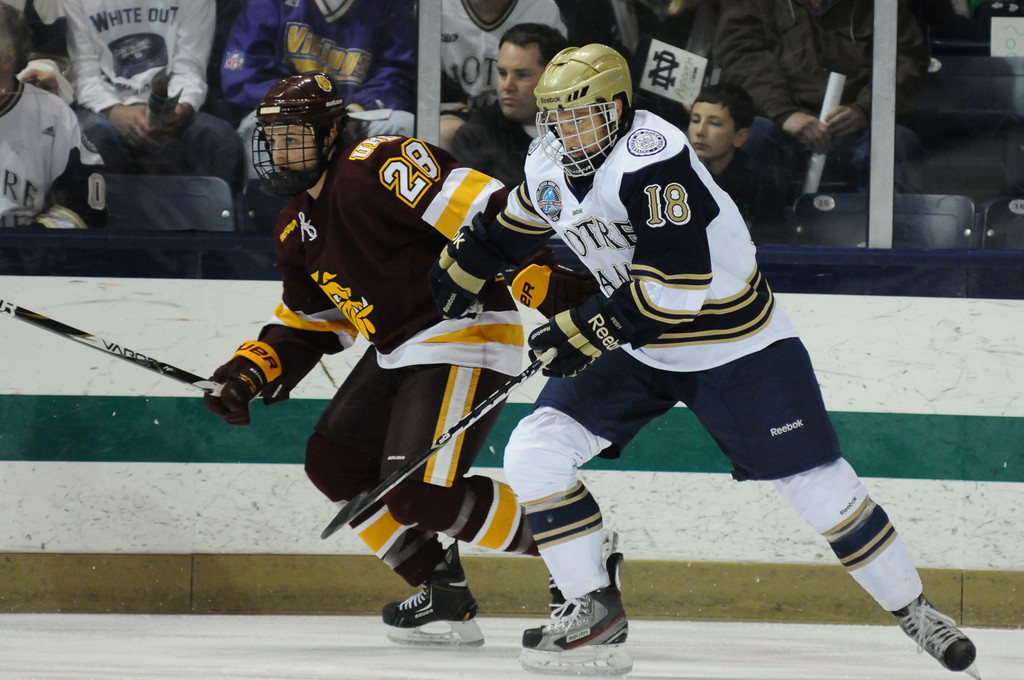 Notre Dame Men's Hockey vs Minnesota Duluth on 10-18-2012