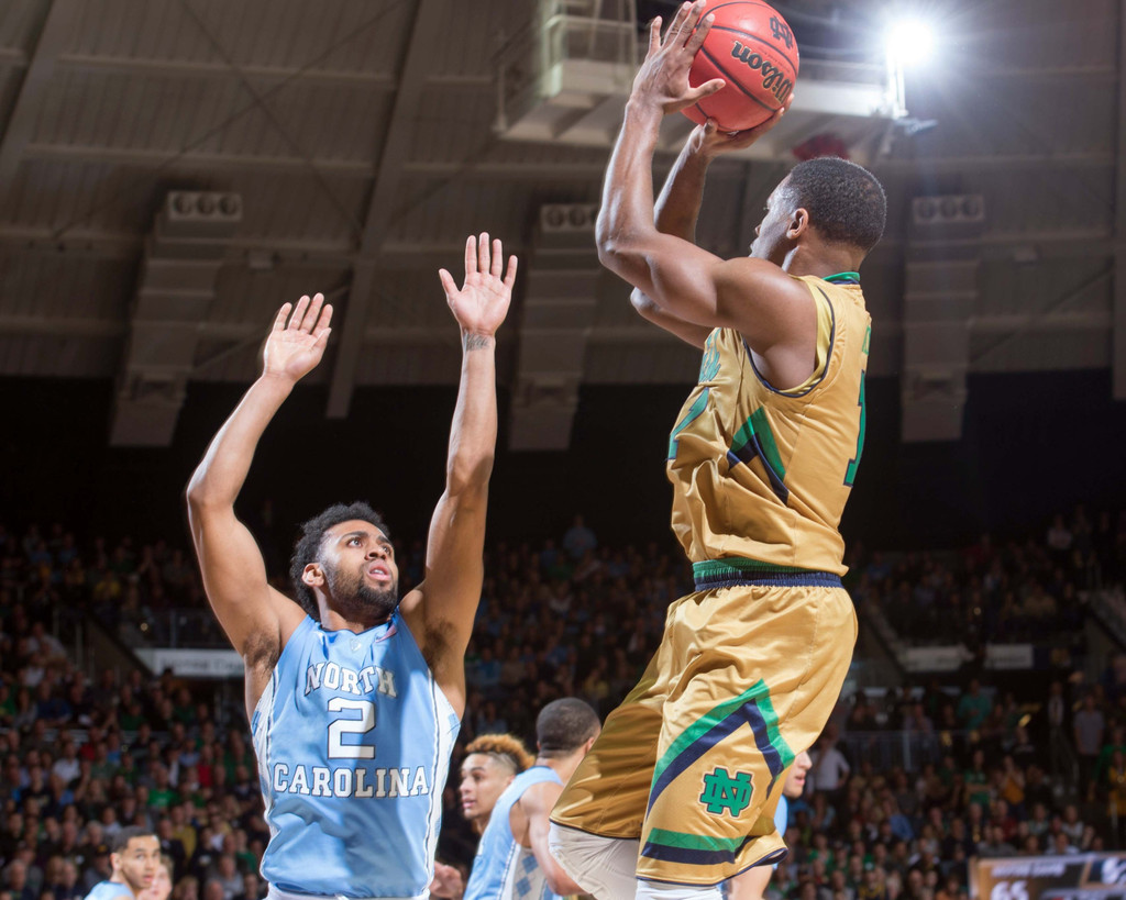 Notre Dame vs. No. 2 UNC