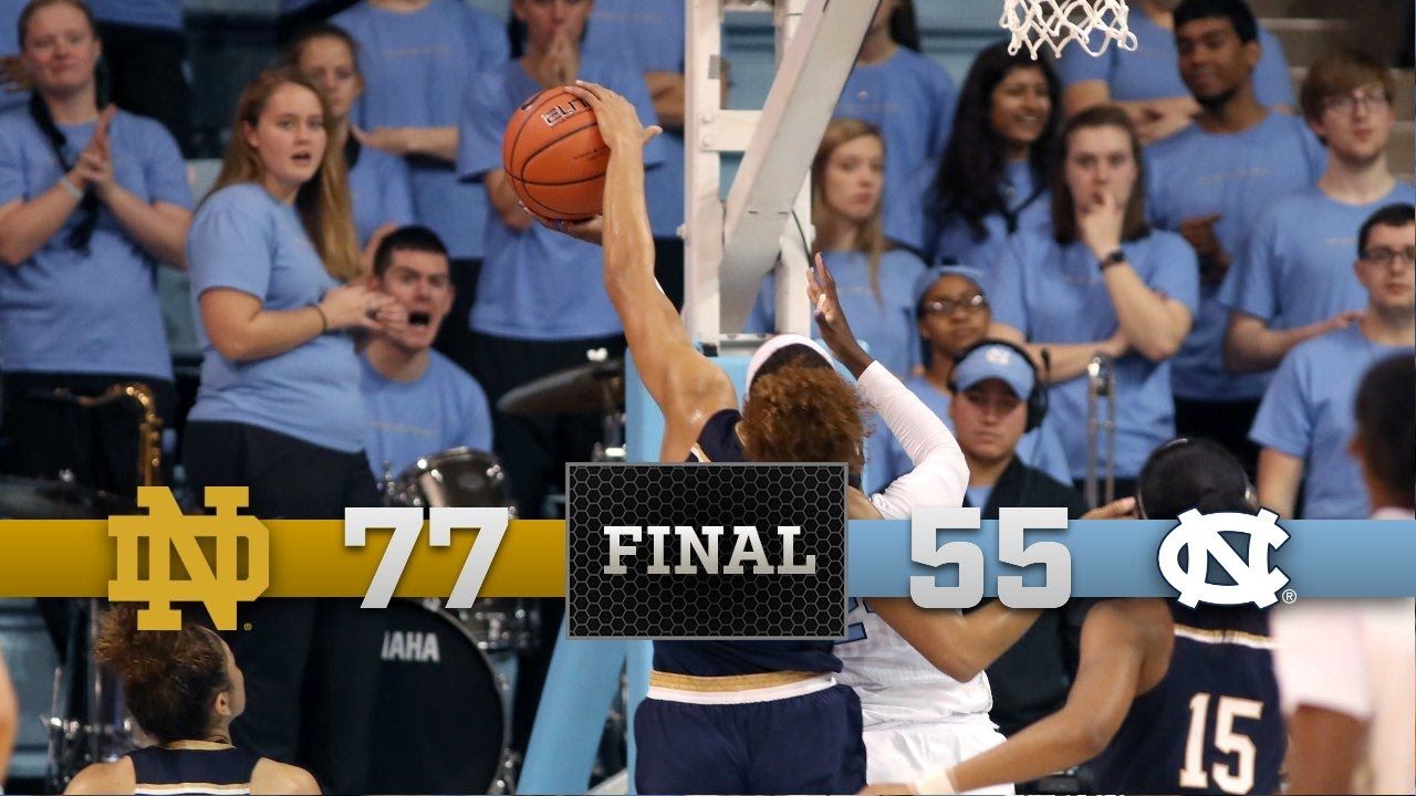Top Moments - Notre Dame Women's Basketball vs. North Carolina